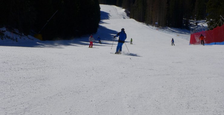 Tratto parte alta pista Buffaure Panorama