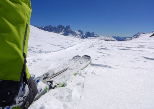 Skiarea a cavallo della Val di Fiemme e Val di Fassa dalla doppia personalità
