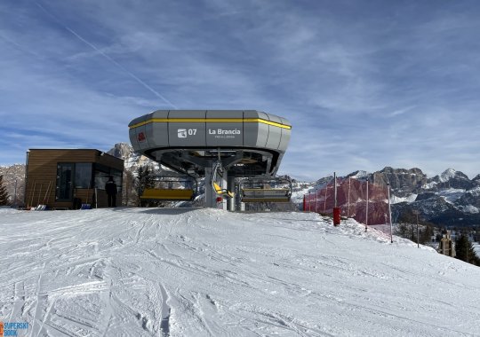 Stazione di arrivo a 2043 m slm