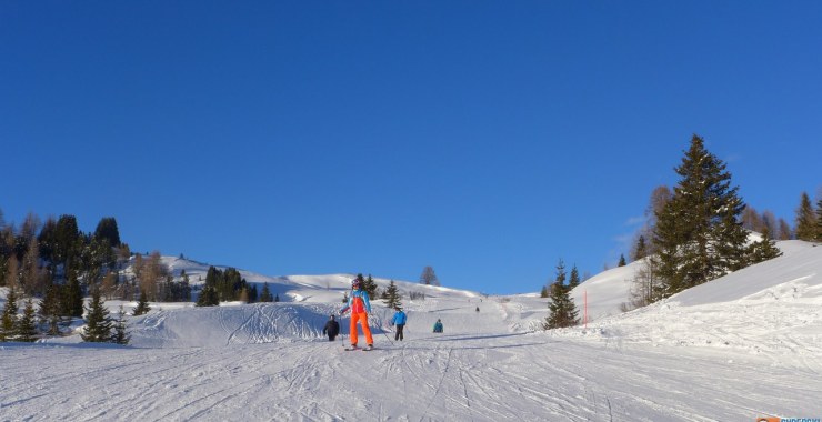 Tratto centrale pista 6 Alta Badia