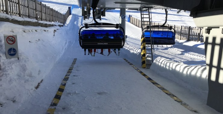 Fase di lancio seggiola