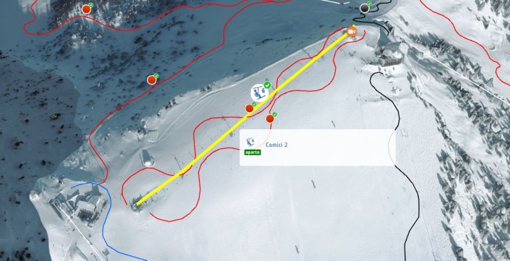 Traccia 3D seggiovia Comici 2