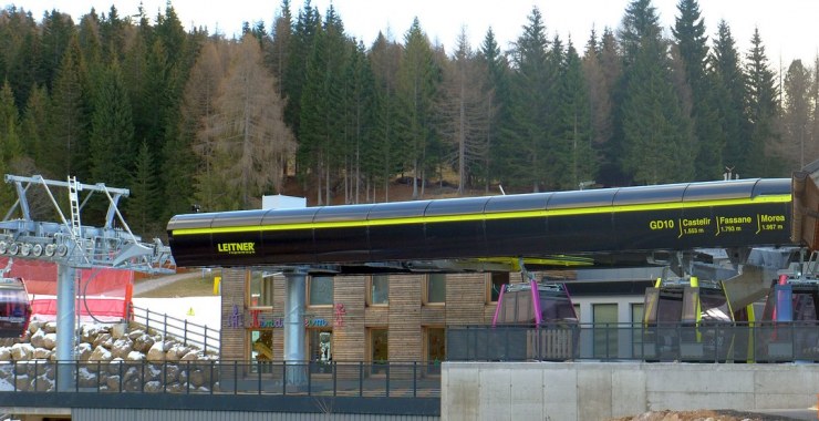 Stazione di valle Castelir a 1553 m slm 