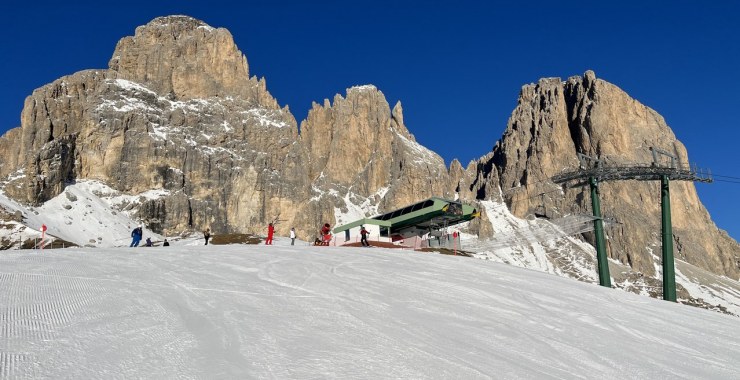 Seggiovia e Sassolungo