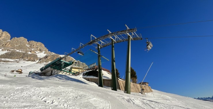 Stazione di arrivo a 2130 m slm