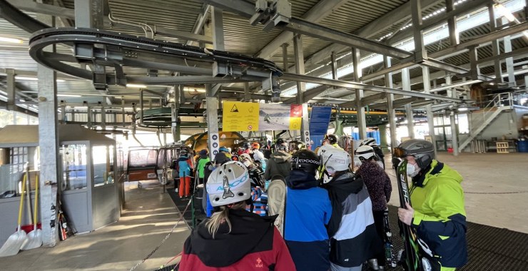 Imbarco cabinovia Plose