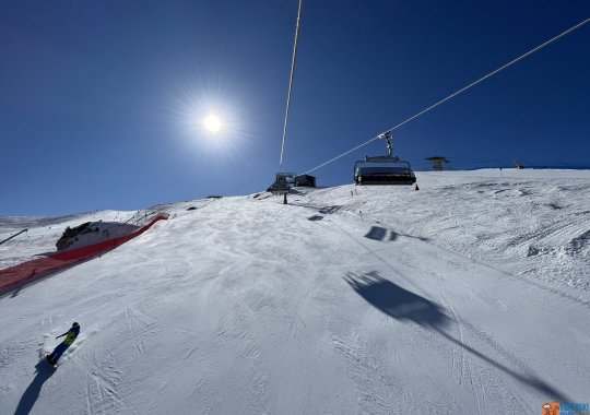 Pista Col dei Rossi: una delle discese più veloci e tecniche del Belvedere di Canazei - Val di Fassa
