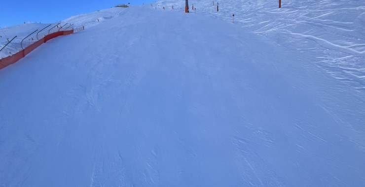 Muro ripido iniziale pista Col dei Rossi