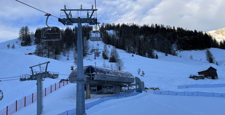 Incrocio con seggiovia Monte Burz