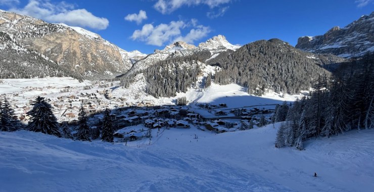 Arrivo a Selva Val Gardena