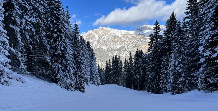 Bel tratto della pista rossa