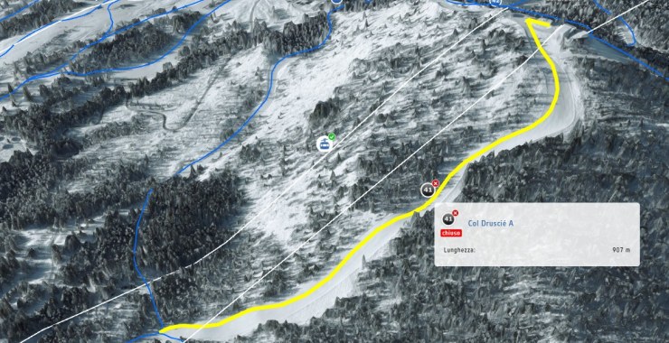 Traccia pista Col Drusciè A