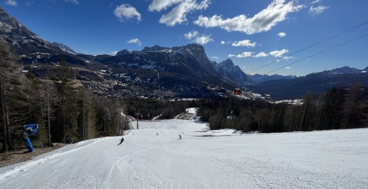 Parte bassa pista nera