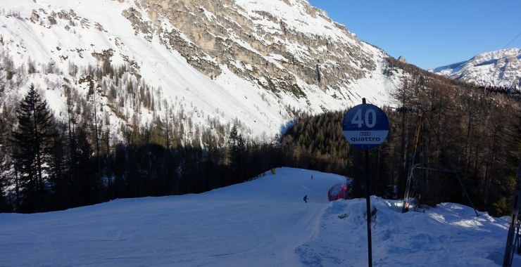 Inizio pista blu numero 40