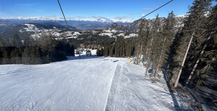 Primo ramo cabinovia König Laurin 1+2