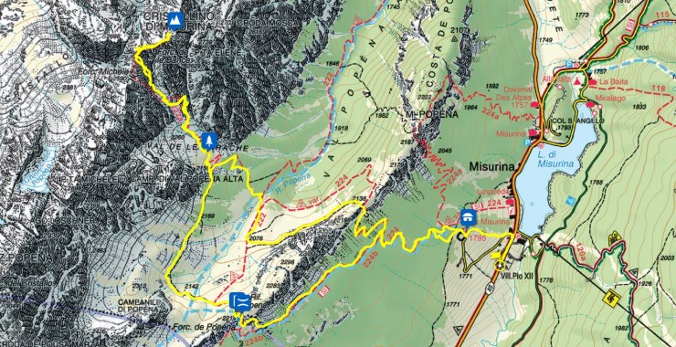 Escursione al Cristallino di Misurina