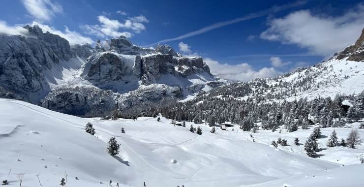 Panorama su Passo Gardena