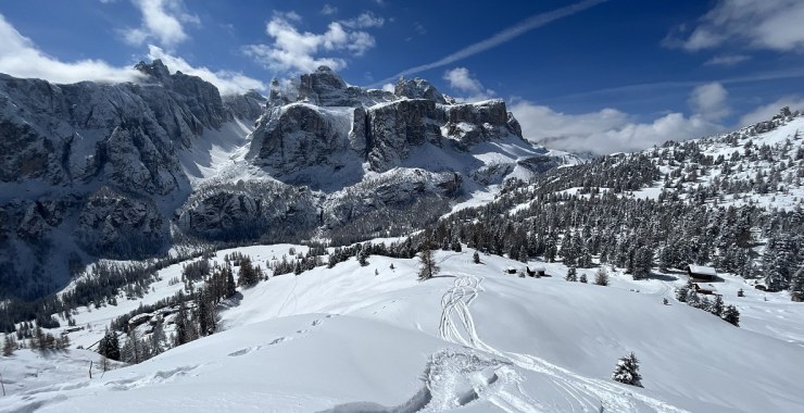 Inizio freeride Forcelles