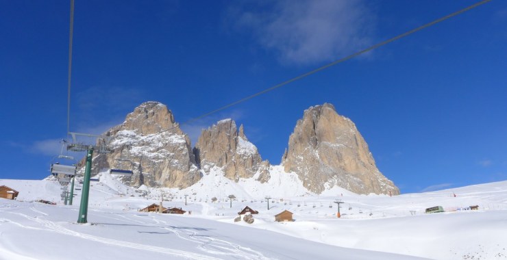 Sciare nel Dolomiti Superski