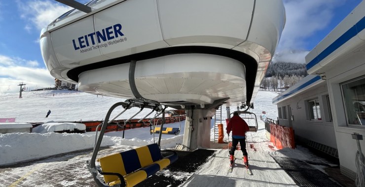 Imbarco seggiovia Gardenaccia