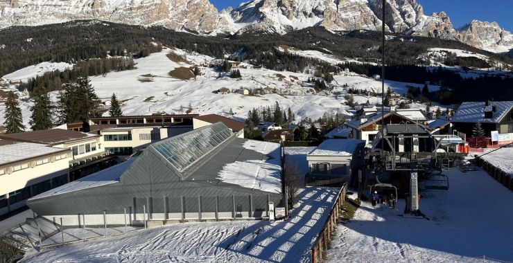 Partenza seggiovia quadriposto Gardenaccia