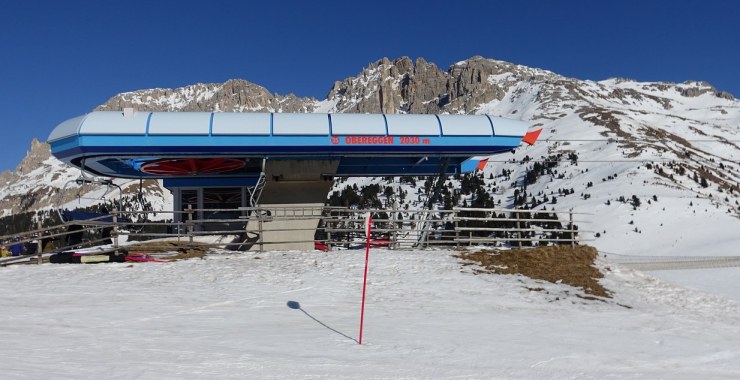 Stazione di sbarco seggiovia Obereggen