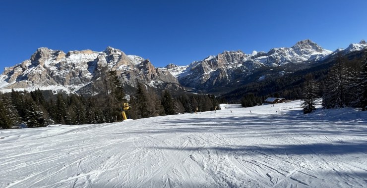 Tratto centrale pista Piz Sorega B