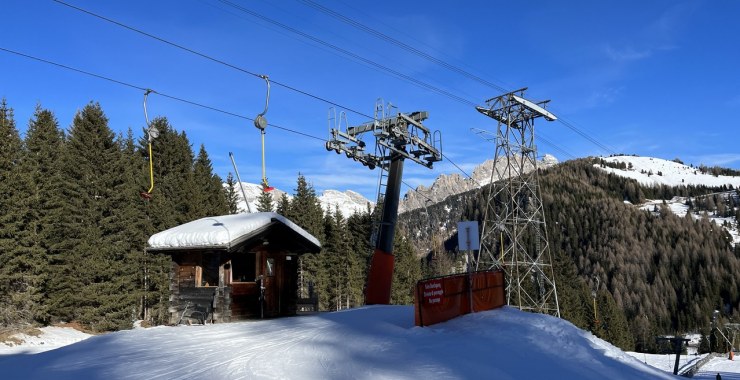 Stazione di sbarco skilift