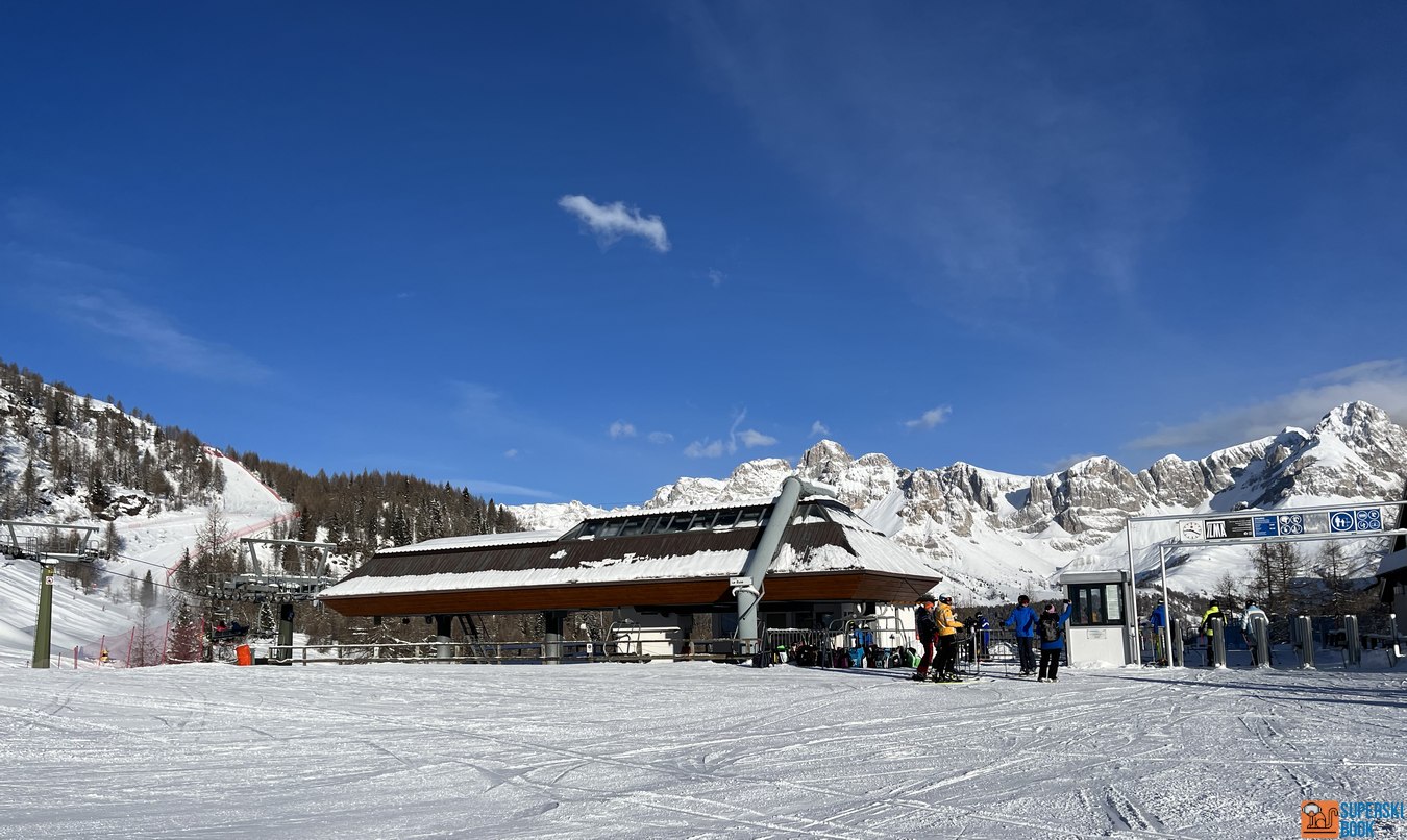 Stazione di partenza seggiovia Le Buse - Laresei