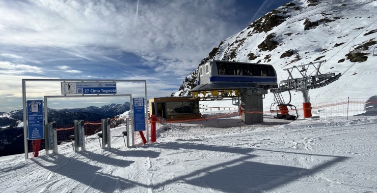 Stazione di valle seggiovia quadriposto Cima Tognola