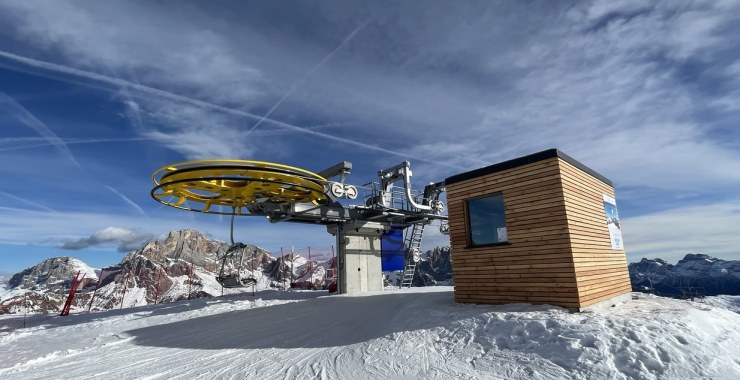 Arrivo in quota della seggiovia Cima Tognola