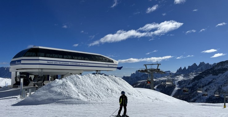Stazione di arrivo 2273 m slm seggiovia Costabella