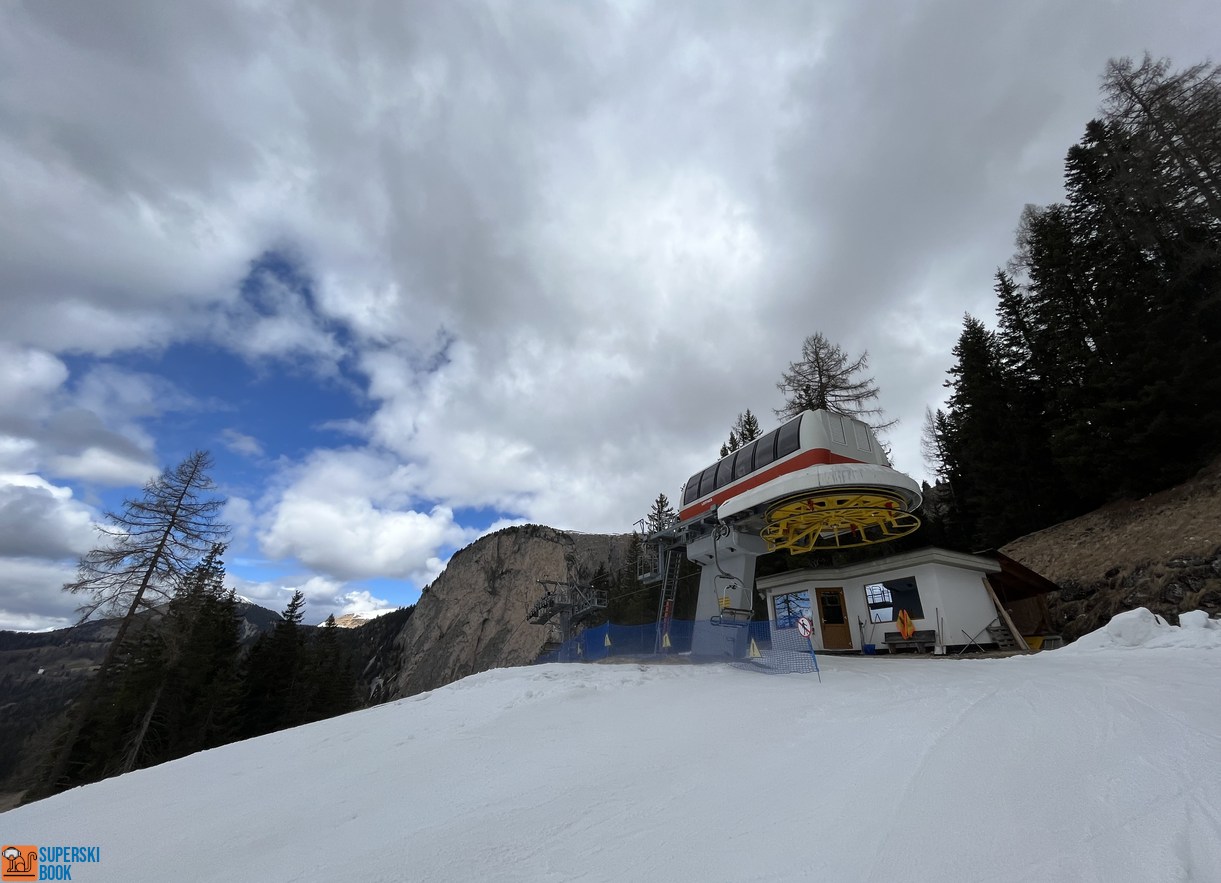 Stazione di monte seggiovia Val