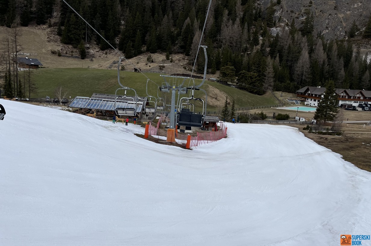 Vista della zona di imbarco
