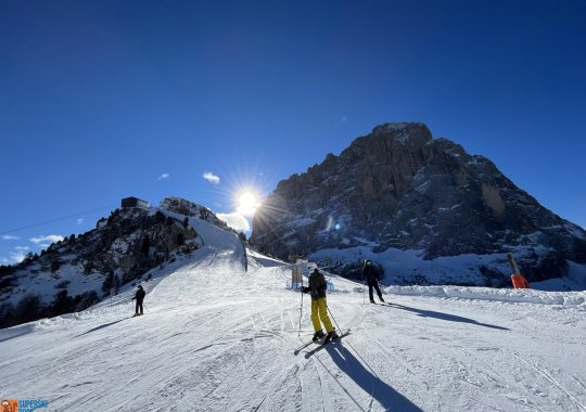 Parte iniziale pista Piz Sella 5