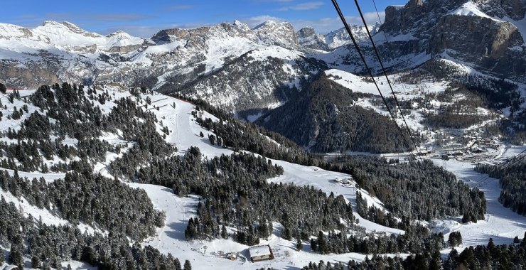 Parte alta della pista Piz Sella 5
