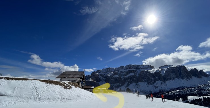 Partenza pista Piz Sella 5