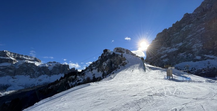 Parte iniziale pista Piz Sella 5
