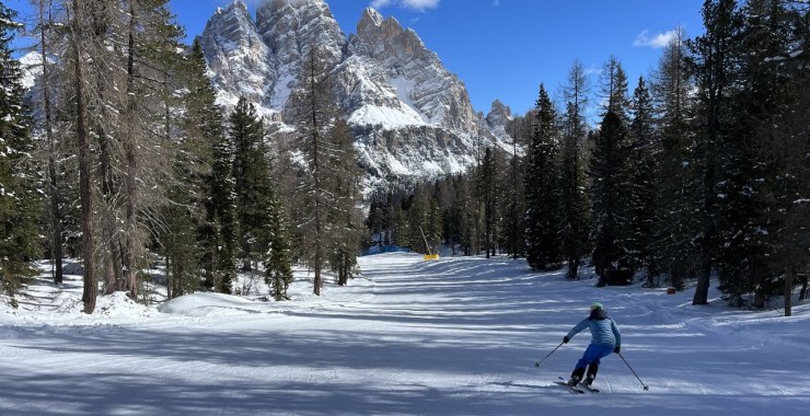 Piste perfette anche a primavera in Faloria