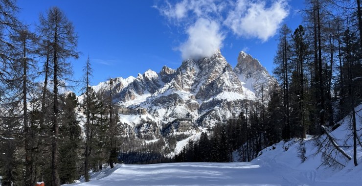 Panorama sul Cristallo