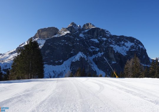 Pista Coldai: una delle discese più tecniche di Alleghe nello Ski Civetta