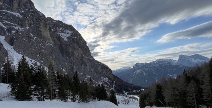 Parte bassa pista Coldai