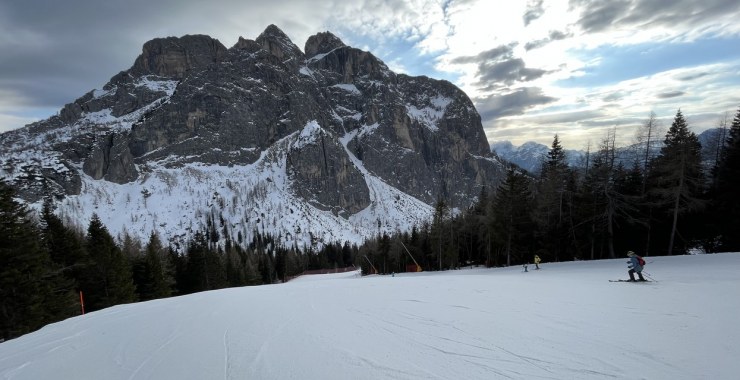 Parte iniziale pista Coldai