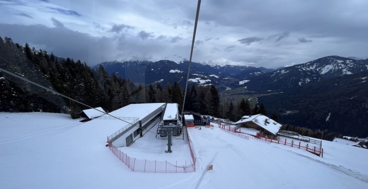Stazione di partenza cabinovia Alpen Connecting