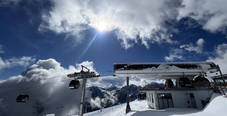 Stazione di monte cabinovia Alpen Connecting