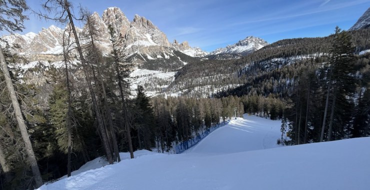 Tratto difficile pista nera Scoiattolo