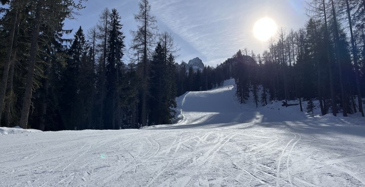 Parte alta pista Scoiattolo