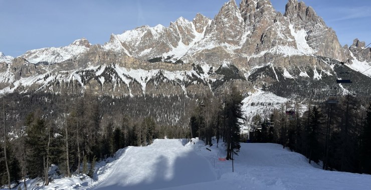 Parte iniziale pista nera Scoiattolo