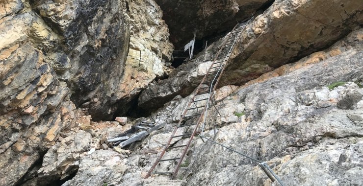 Inizio ferrata Lipella