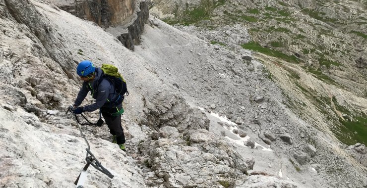 Sulla ferrata Lipella